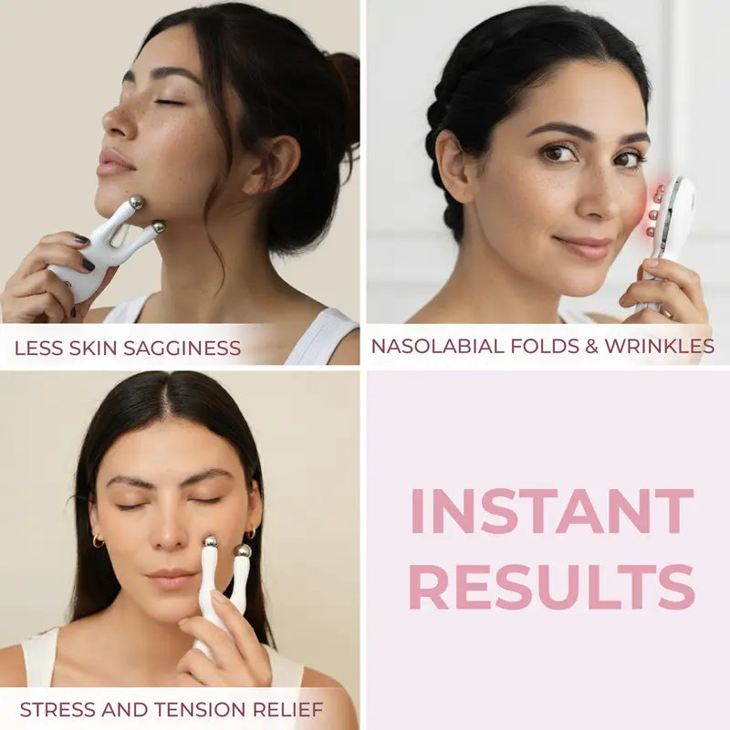 LED Light Facial Acupressure Massager