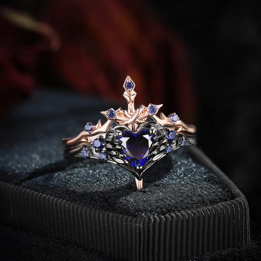 Lumosoar Sword & Heart Ring Set