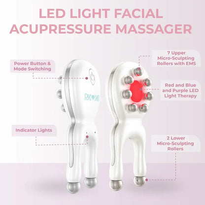 LED Light Facial Acupressure Massager