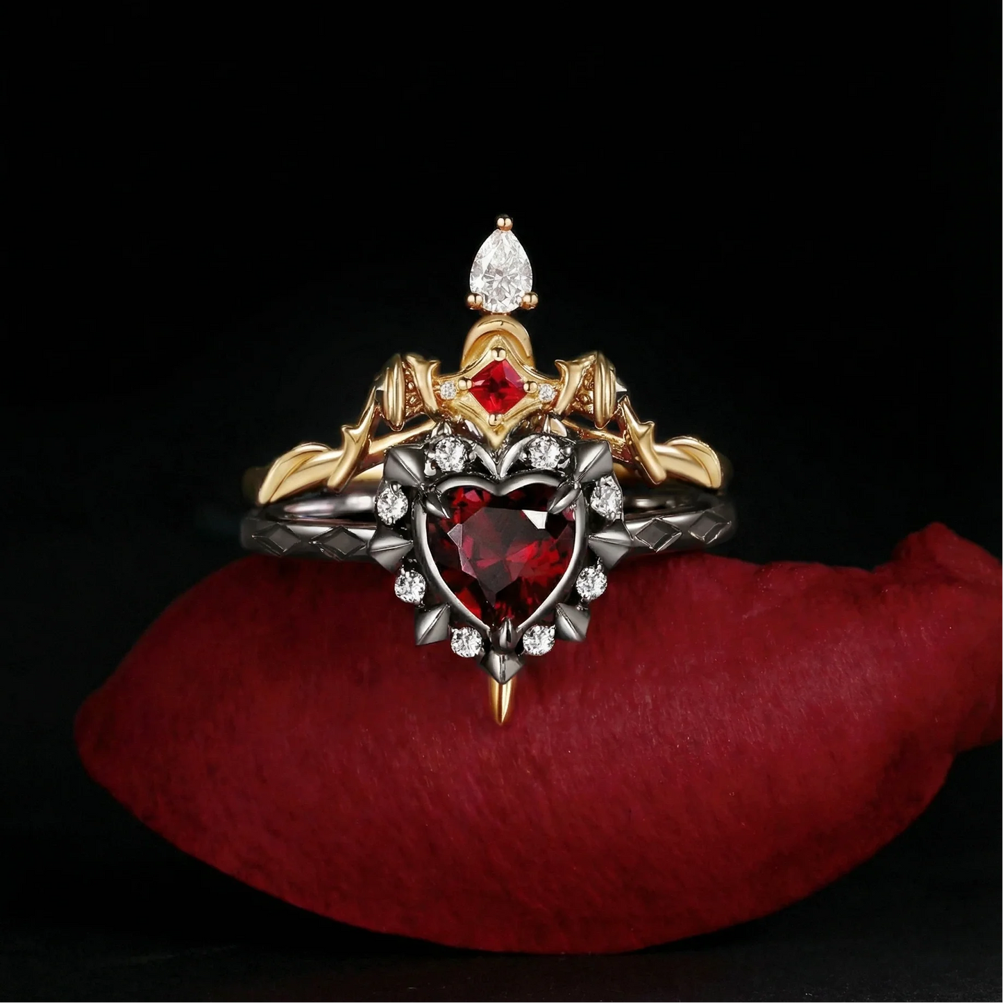 Lumosoar Sword & Heart Ring Set